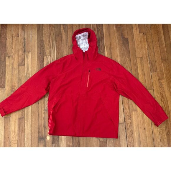 The North Face Men's Dryzzle Future-light Rain Jacket Coat Red Size XL - Picture 1 of 7